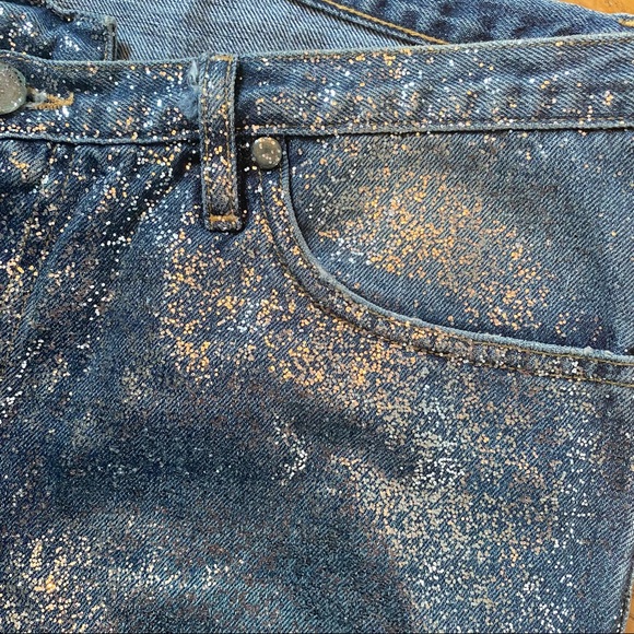 GOLDEN GOOSE OVERSIZED BOYFRIEND GLITTER JEANS - Picture 5 of 11